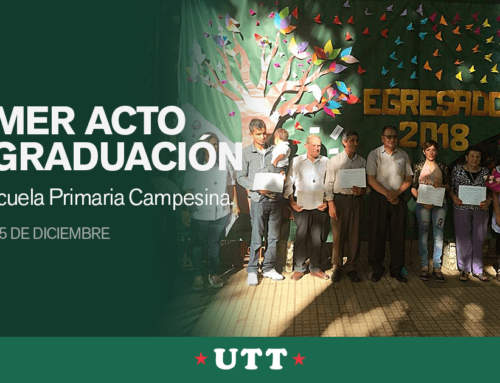 Primer acto de graduación de la escuela campesina