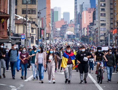 ¡Viva el paro nacional! ¡Viva el pueblo colombiano!